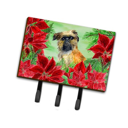 Carolines Treasures Brussels Griffon Poinsettas Leash or Key Holder CK1335TH68